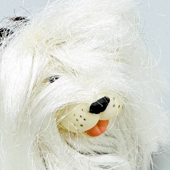 Vintage Sweetie Pups Old English Sheepdog 1989 Hasbro Dog Puppy - Picture 2 of 8